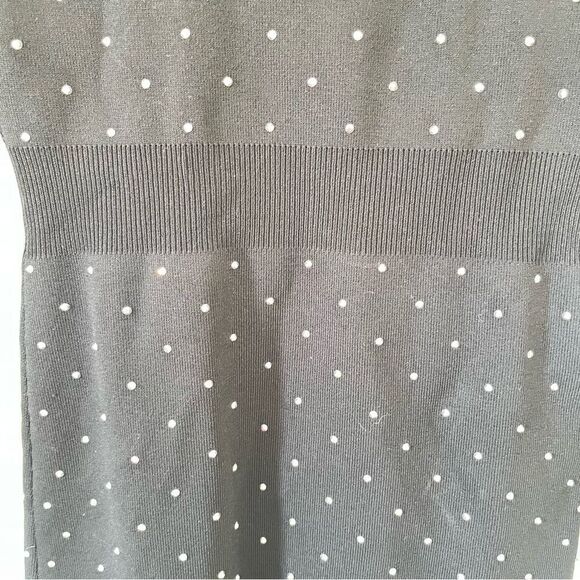 The Kooples NWOT Black Stretchy Knit Studded Dress - Picture 10 of 15